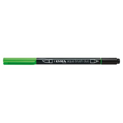 4084900609460-Lyra Aqua Brush Duo - Feutre pinceau double pointe - vert émeraude--0