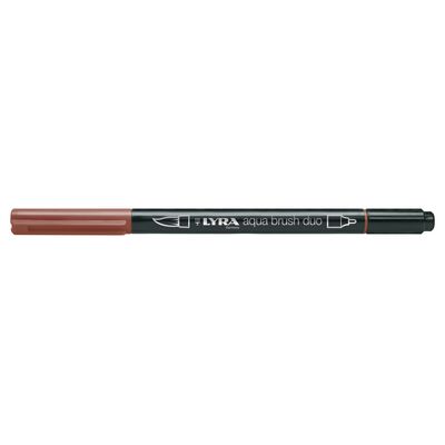 0000006016258-Lyra Aqua Brush Duo - Feutre pinceau double pointe - brun Van Dyck--0