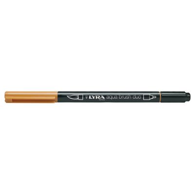 0000006016272-Lyra Aqua Brush Duo - Feutre pinceau double pointe - ocre d'or--0