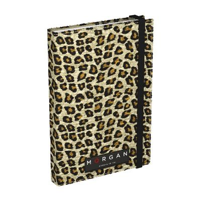 3147280194078-Agenda Morgan - 1 jour par page - 12 x 17 cm - couverture fourrure léopard amovible - Hamelin--2