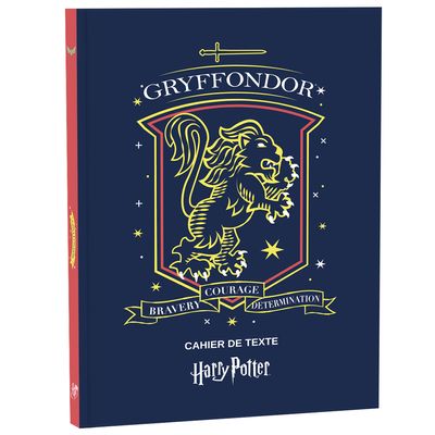 3661507516509-Cahier de texte Harry Potter - 15 x 21 cm - 2 décors au choix : Poudlard ou Gryffondor - Kid'Abord--0