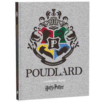 3661507516509-Cahier de texte Harry Potter - 15 x 21 cm - 2 décors au choix : Poudlard ou Gryffondor - Kid'Abord--1
