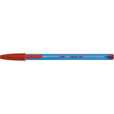 3086123339927-BIC Cristal SOFT - Stylo à bille - rouge - 1 mm--2