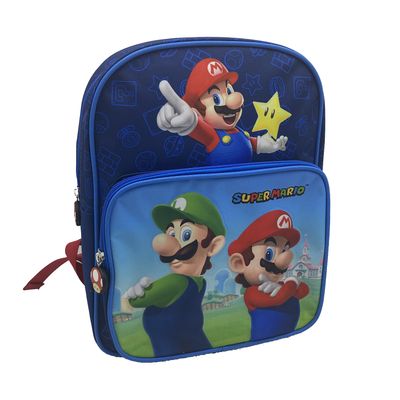 5411217865941-Sac à dos maternelle Super Mario - 1 compartiment - bleu - Bagtrotter--0