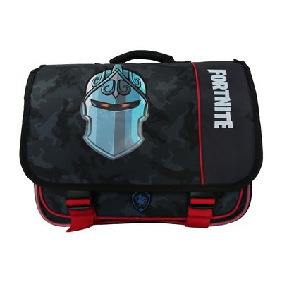 5416233427913-Cartable Fortnite 41 cm - 2 compartiments - gris - Bagtrotter--0