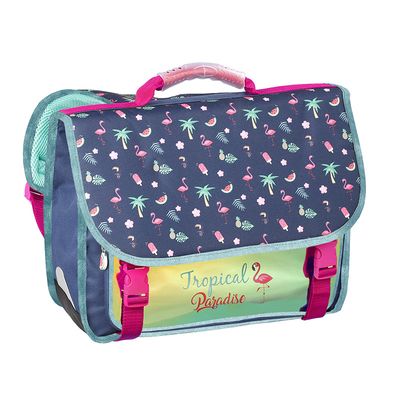 3135253282594-Cartable Tropical Vibes 38 cm - 2 compartiments - Viquel--0