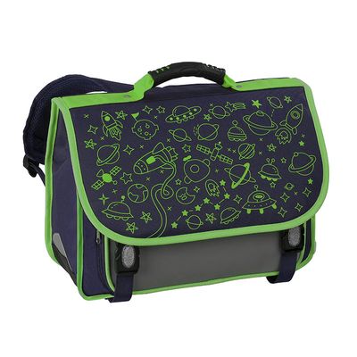 3135253282570-Cartable Eclipse phosphorescent 38 cm - 2 compartiments - Viquel--1