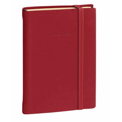 3371010465842-Agenda à élastique Silk - 1 jour par page - 12 x 17 cm - bordeaux - Quo Vadis--0