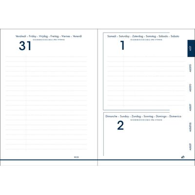 3371010465842-Agenda à élastique Silk - 1 jour par page - 12 x 17 cm - bordeaux - Quo Vadis--1
