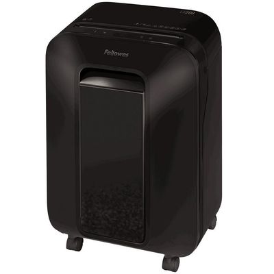 043859763801-Fellowes Powershred LX200 - destructeur de documents coupe croisée mini-cut - 12 feuilles - Corbeille 2--1