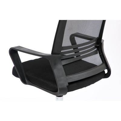 3701338801884-Fauteuil de bureau SQEEZY - accoudoirs fixes - noir--5