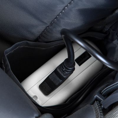 4260403578292-RIVACASE Prater - Sac à dos connecté pour ordinateur portable 15,6" - gris/bleu nuit--12