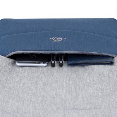 4260403578292-RIVACASE Prater - Sac à dos connecté pour ordinateur portable 15,6" - gris/bleu nuit--14