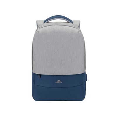 4260403578292-RIVACASE Prater - Sac à dos connecté pour ordinateur portable 15,6" - gris/bleu nuit--1
