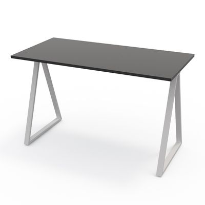 0000006695736-EasyHome - Bureau télétravail LV9 110 cm - blanc/noir--1