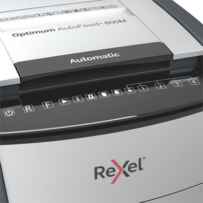 5028252613965-Rexel Optimum Auto+ 600M - destructeur de documents coupe croisée microparticules - 600 feuilles - Cor--4