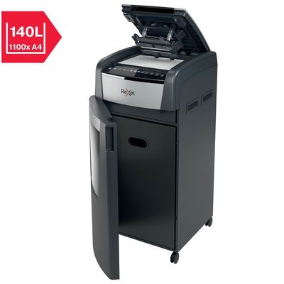 5028252613972-Rexel Optimum Auto+ 750X - destructeur de documents coupe croisée - 750 feuilles - Corbeille 140 litre--2