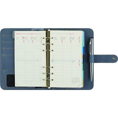 3664447135533-Milano - Organiseur bleu galet - 14 x 18,5 cm - Oberthur--1