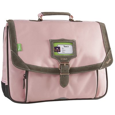 3663991061022-Cartable Tann's 38 cm - 2 compartiments - Blush rose poudré--0