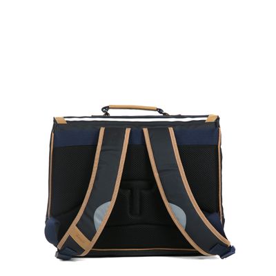 0404000113645-Cartable Tann's 38 cm - 2 compartiments - Petit Bateau marinière--1