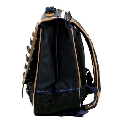 0404000113645-Cartable Tann's 38 cm - 2 compartiments - Petit Bateau marinière--2