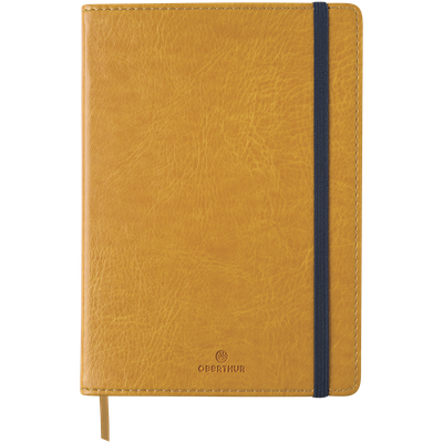 3108724531002-Oberthur Carmen - Carnet de notes souple A4 - ligné - moutarde--0