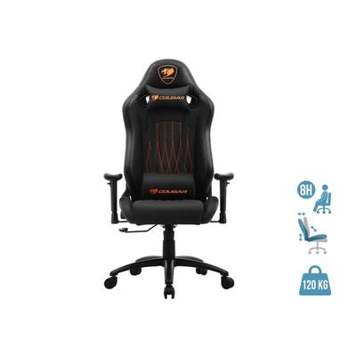4710483771071-Fauteuil gamer EXPLORE - accoudoirs réglables - appuie-tête intégré - noir--0