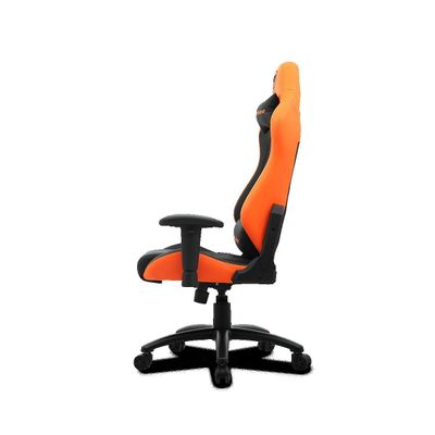 4710483771064-Fauteuil gamer EXPLORE - accoudoirs réglables - appuie-tête intégré - noir/orange--3