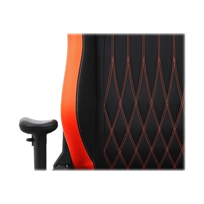 4710483771064-Fauteuil gamer EXPLORE - accoudoirs réglables - appuie-tête intégré - noir/orange--7