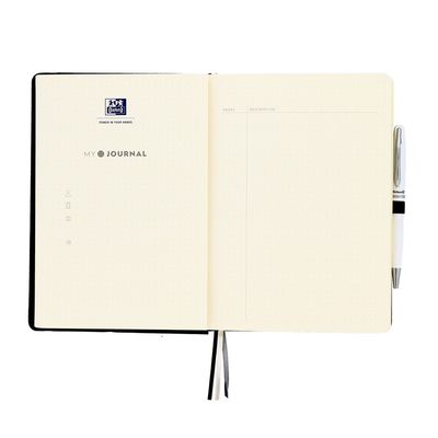 3147280107788-Agenda Oxford My Journal perpétuel - 2 jours par page - 15 x 21 cm - violet - Hamelin--2
