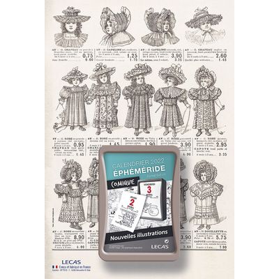 3147281601162-Lecas Rétro - Plaque avec bloc éphéméride humoristique - 17 x 25 cm - disponible dans différents m--4