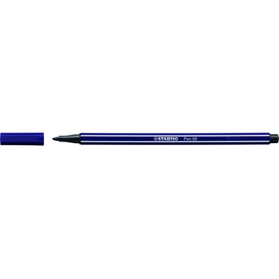 4006381333146-STABILO Pen 68 - Feutre pointe moyenne - bleu prussien--0