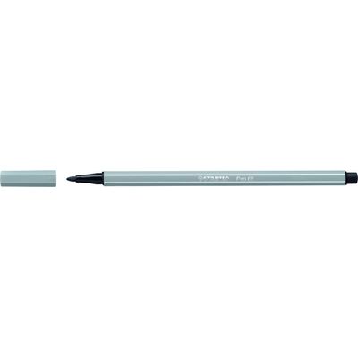 4006381333535-STABILO Pen 68 - Feutre pointe moyenne - gris froid--0