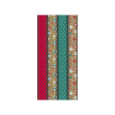 3329682238806-Clairefontaine Make a Wish - Papier cadeau kraft - 70 cm x 2 m - 70 g/m² - différents modèles dispon--0