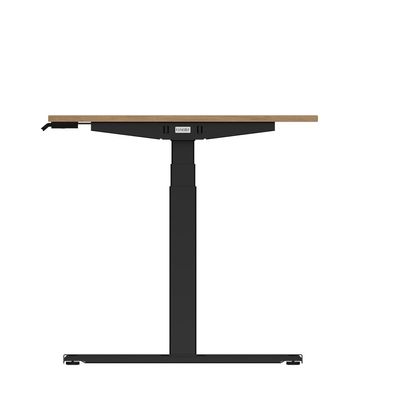3760350281173-Bureau électrique UGO - L140x80cm - pieds noirs - plateau imitation chêne Stone--4