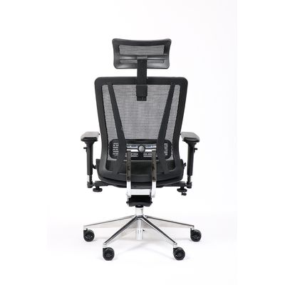 3701338802409-Fauteuil de bureau VASEAT - accoudoirs réglables - appui-tête intégré - noir--4
