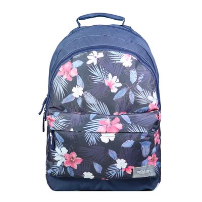 3666311001029-Sac à dos Offshore - 2 compartiments - bleu marine et imprimé - Bagtrotter--0