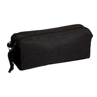 3173748244474-Trousse rectangulaire School 2 compartiments - noir - Carpentras--0