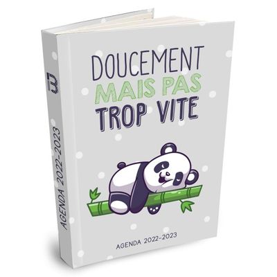 3592930019391-Agenda Fun Panda - 1 jour par page - 12,5 x 17,5 cm - Bouchut--0