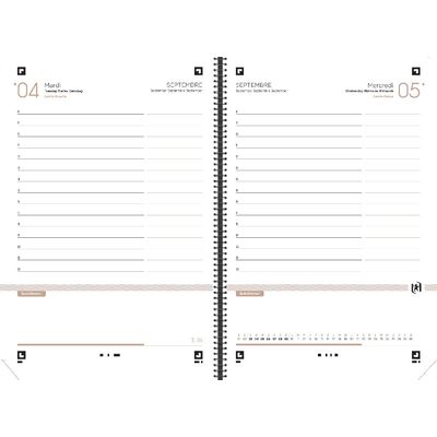 3147280232312-Agenda à spirale Oxford Poetic - 1 jour par page - 12 x 18 cm - différents modèles disponibles - Ham--4