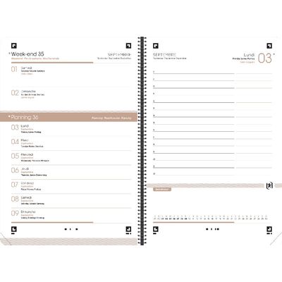 3147280232312-Agenda à spirale Oxford Poetic - 1 jour par page - 12 x 18 cm - différents modèles disponibles - Ham--5