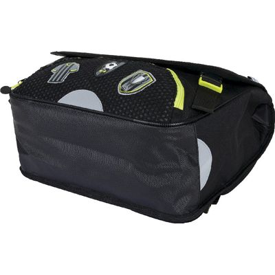 3664447122397-Cartable Football 38 cm - 2 compartiments - noir - Oberthur--2