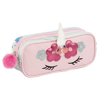 3135258772960-Trousse rectangulaire Licorne - 2 compartiments - Viquel--0