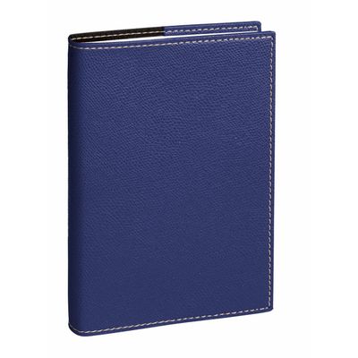 3371010476077-Agenda Club - 1 jour par page - 13 x 21 cm - bleu marine - Quo Vadis--0