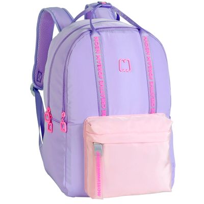 5600446635108-Sac à dos Marshmallow Neon - 2 compartiments - violet - Kid'Abord--0