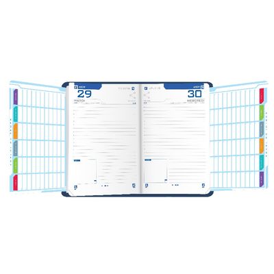 3147280094019-Agenda Oxford Touch - 1 jour par page - 12 x 18 cm - bleu marine - Hamelin--2