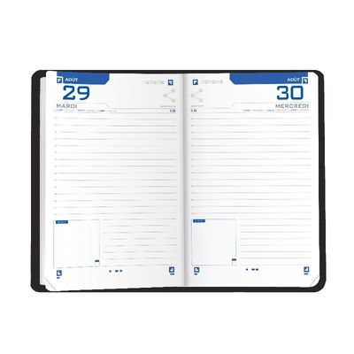 3147280094095-Agenda Oxford Touch - 1 jour par page - 12 x 18 cm - noir - Hamelin--2