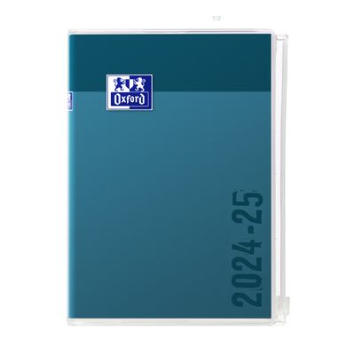 3147280095412-Agenda personnalisable Oxford Creation Zip - 1 jour par page - 12 x 18 cm - fond minéral - Hamelin--0