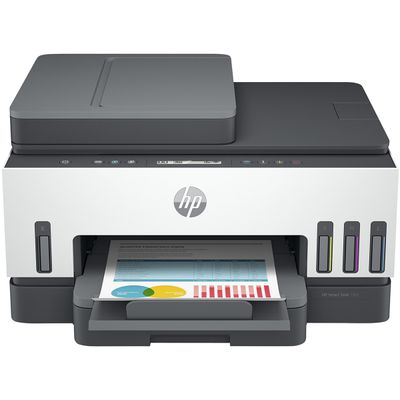 195908302506-HP Smart Tank 7305 All-in-One - imprimante multifonction jet d'encre couleur A4 - Wifi, Bluetooth, USB--0