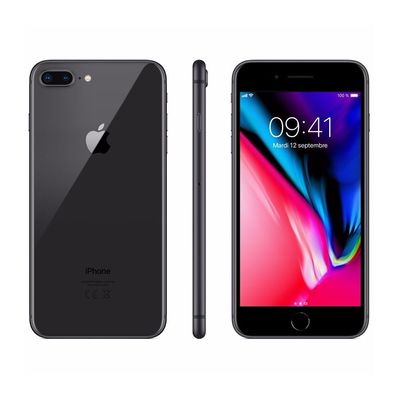 3701083039914-Apple iphone 8+ - Smartphone reconditionné grade A (Très bon état) - 4G - 64 Go - gris sidéral--4